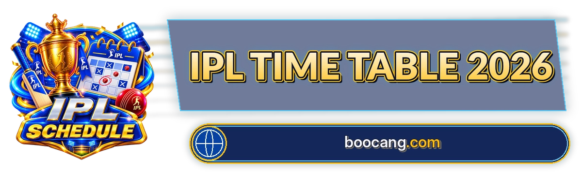 Ipl Time Table 2026